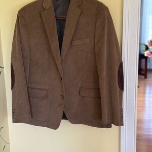 Men's Brown Blazer with Elbow Patches